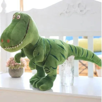 Peluche-dinosaure-Vert-raye