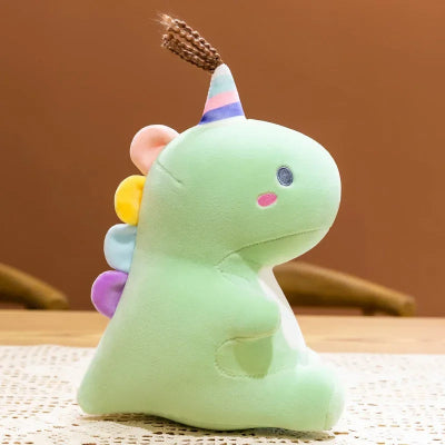 Peluche-dinosaure-licorne-verte