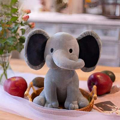 Peluche-elephant-grise-mignon