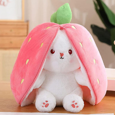 Peluche-lapin-fraise