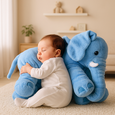 peuche-elephan-bleu-compagnon-de-sommeil