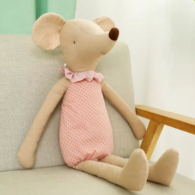 Doudou-souris-rose