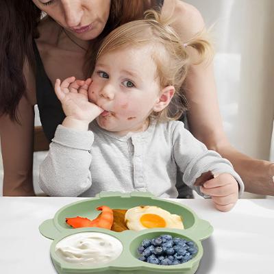 assiette-bebe-hibou-vert