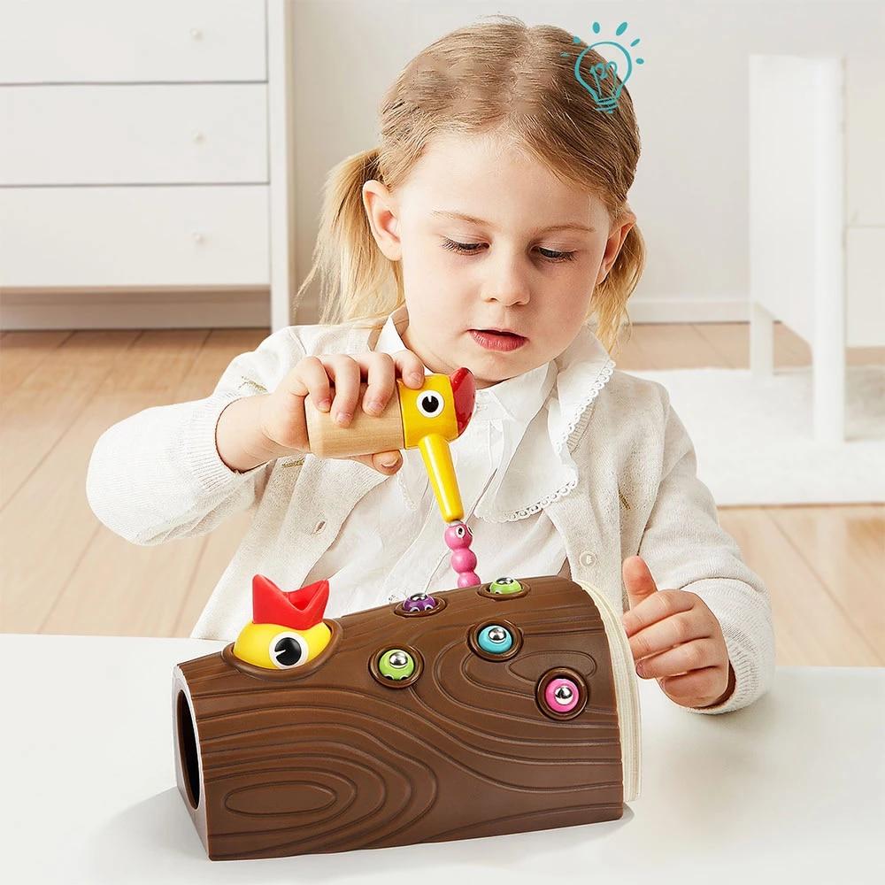 FeedingBird™ - Jouets magnétique attrape - ver | Jeux enfants - Boutique nouvelle famille