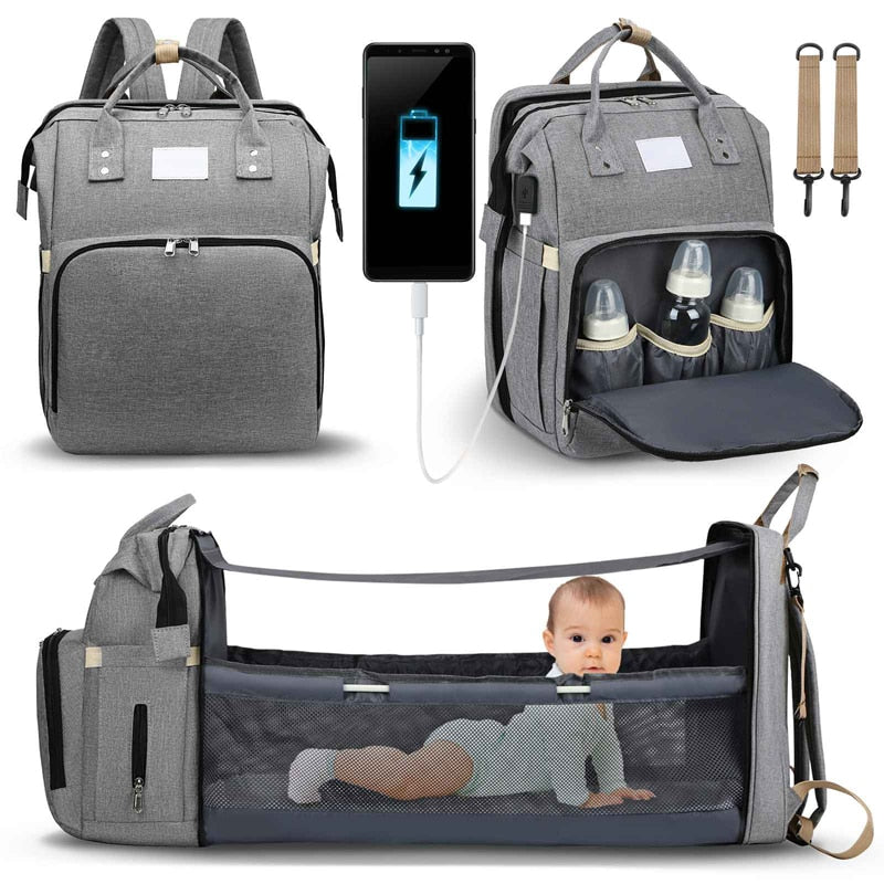 Sac à langer portatif | Berceau de voyage BabyNappy™ - Boutique nouvelle famille